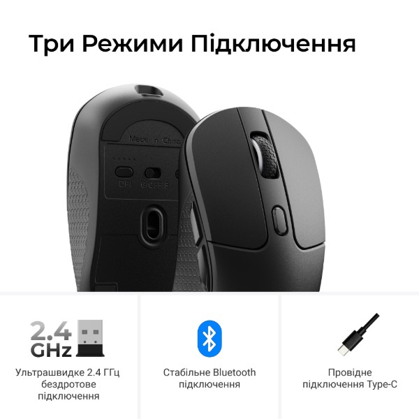Фото - Мышь беспроводная Keychron M3 WL/BT/USB-C/USB-A (M3-A1)